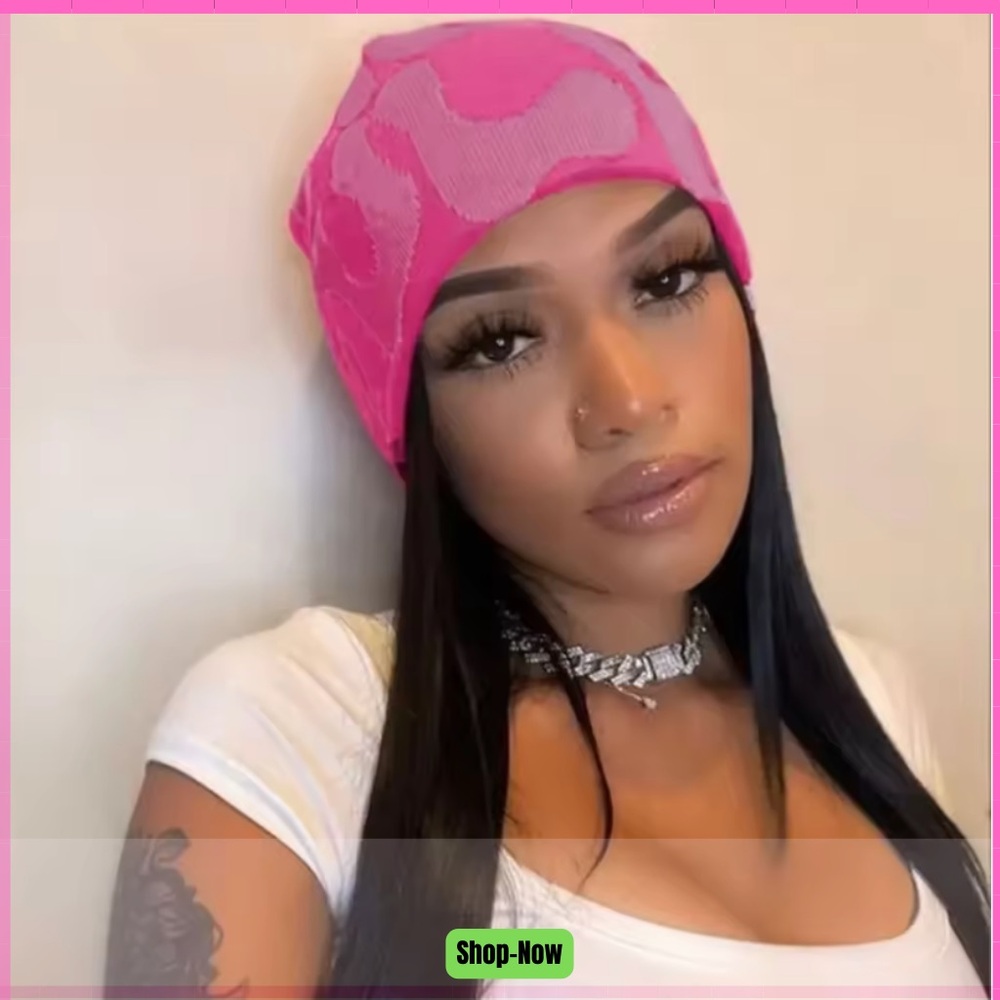 Vibrant Pink Knit Beanie